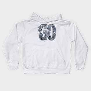 "Go" To the Nations - Textured Nation Image Kids Hoodie